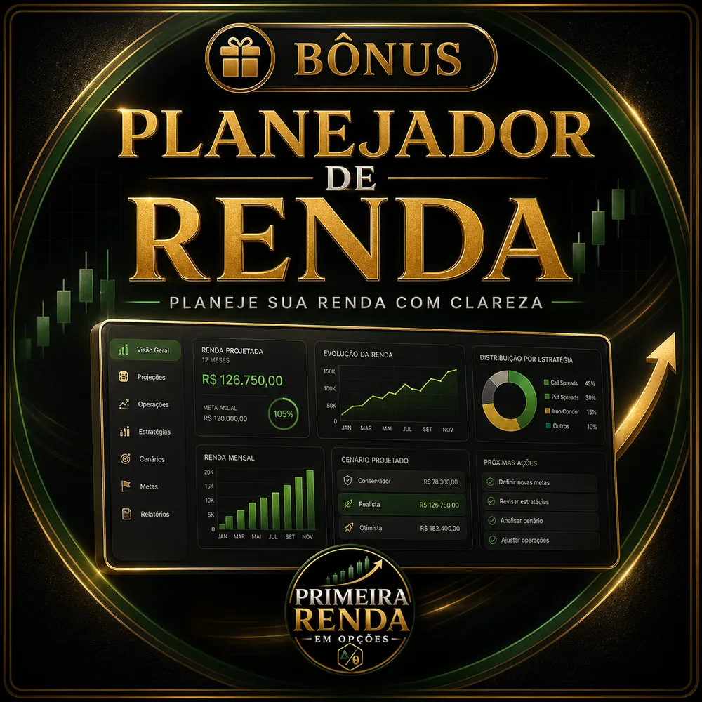 Bônus Planejador de Renda: planeje sua renda com clareza